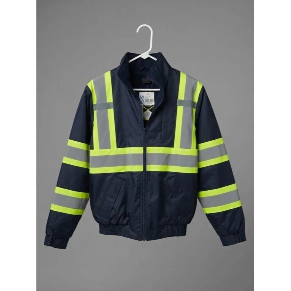 Riot Empire High-Visibility Bomber Jacket - Size Medium - New with Tags